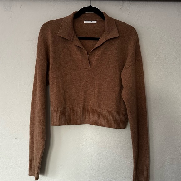 Reformation Cashmere Polo Sweater - Picture 2 of 4